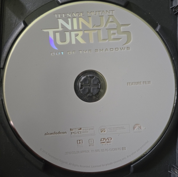 Teenage Mutant Ninja Turtles: Out of the Shadows DVD 2016 TMNT Action Sci-Fi - Picture 3 of 5